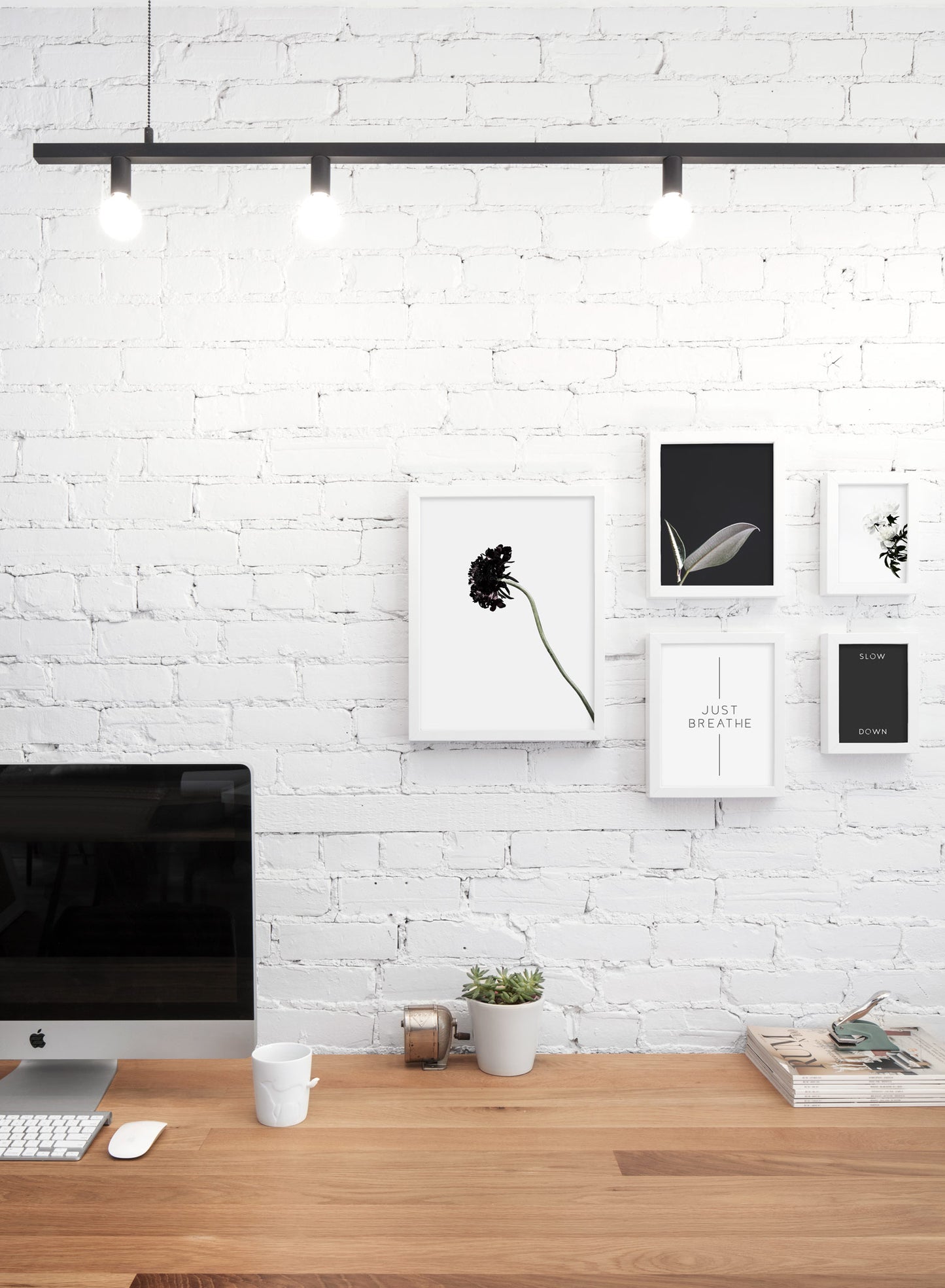 Scandinavian art print by Opposite Wall with trendy design - Personal office