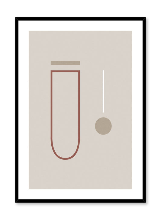 Modern minimalist poster by Opposite Wall with Reminiscent abstract design