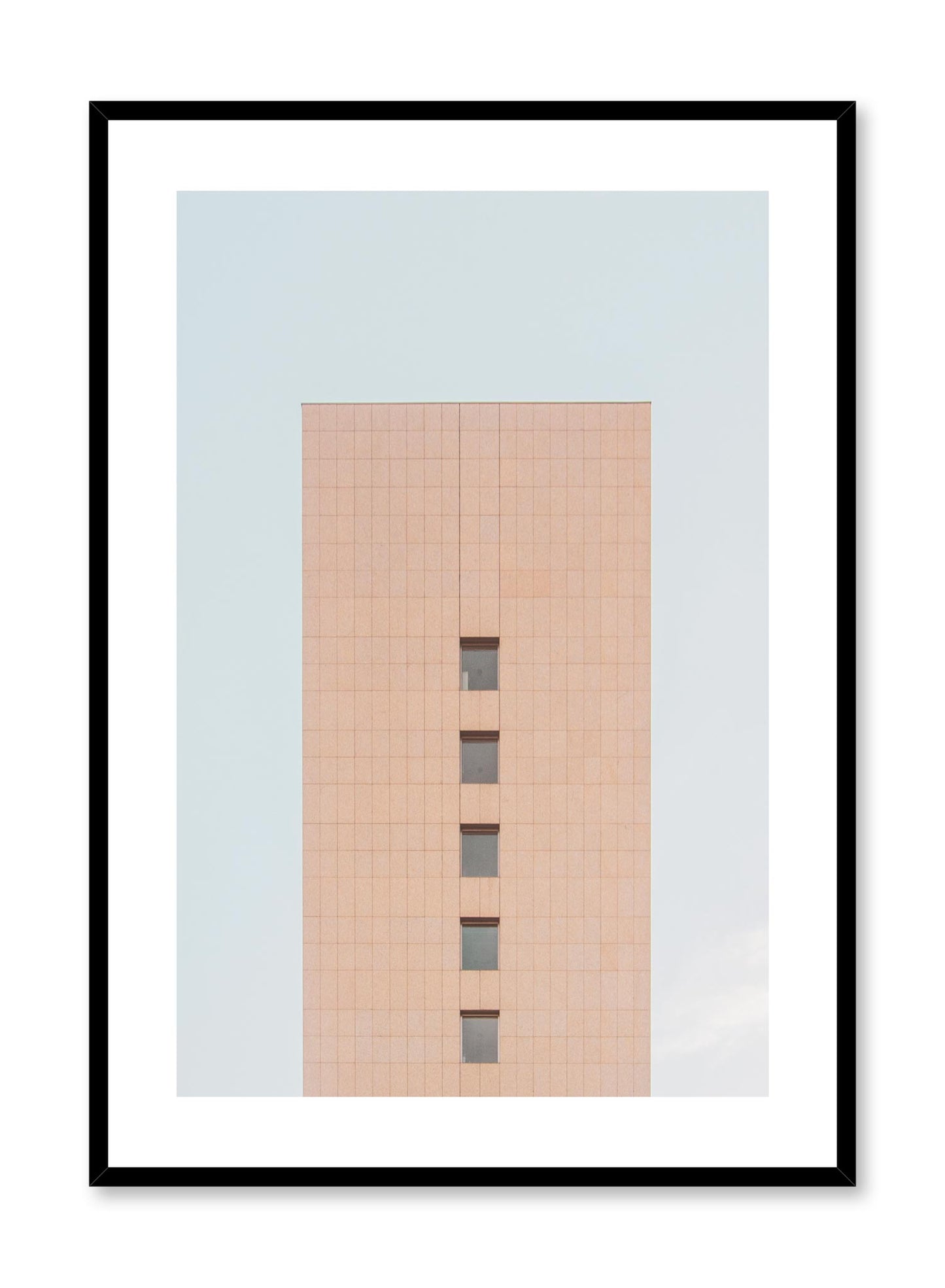 Minimalist design poster by Opposite Wall with urban photography of high rise building