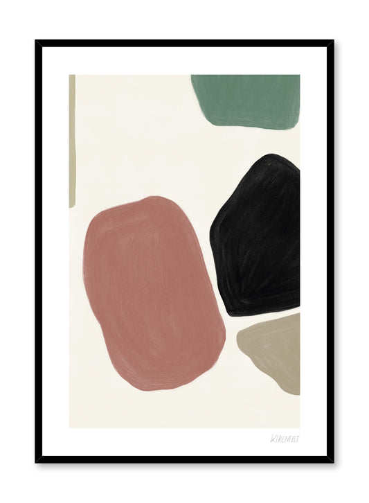 Minimalist abstract art paint design by Lisa Wirenfelt of Muted Beauty - find at Opposite Wall