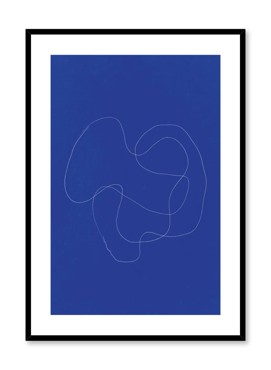 Modern minimalist poster by Opposite Wall with abstract design of Squid Ink Truffle by Toffie Affichiste