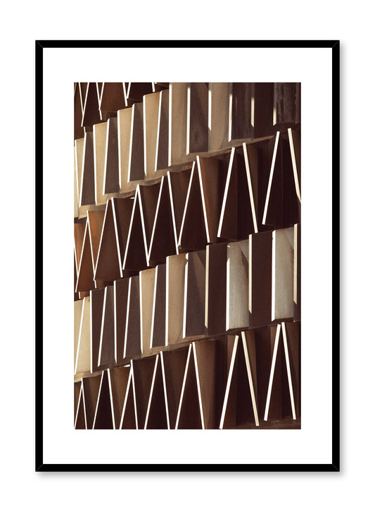 Modern minimalist poster by Opposite Wall with photography of different shapes on a building
