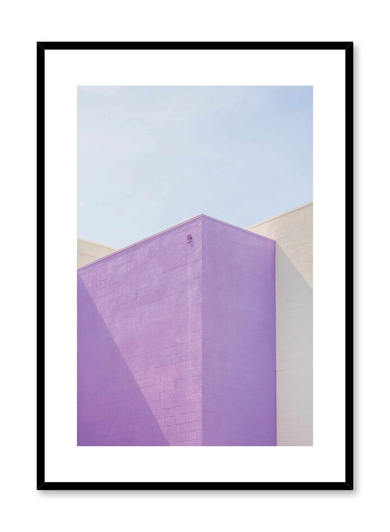 Modern minimalist colourful architecture photography - Fresh Colour poster