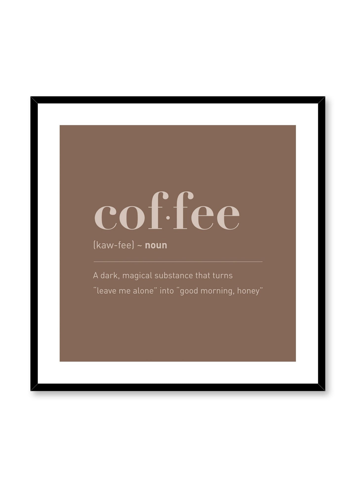 Coffee en espresso, Affiche