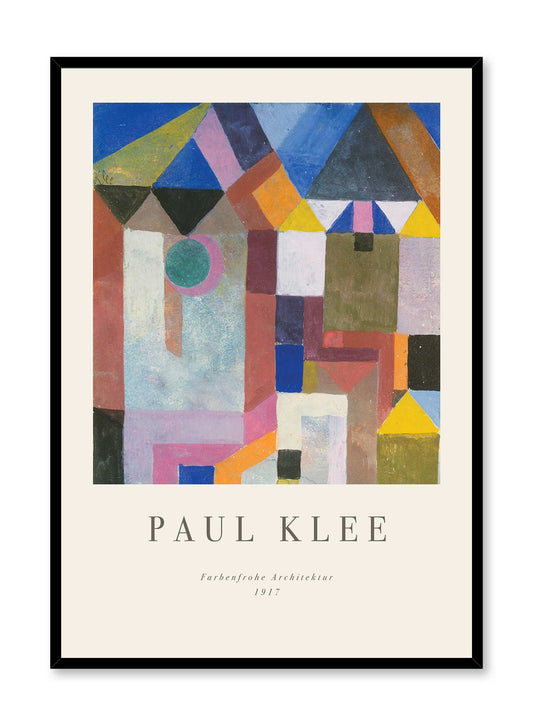 Colorful Architecture is a minimalist artwork by Opposite Wall of Paul Klee's Farbenfrohe Architektur from 1917.