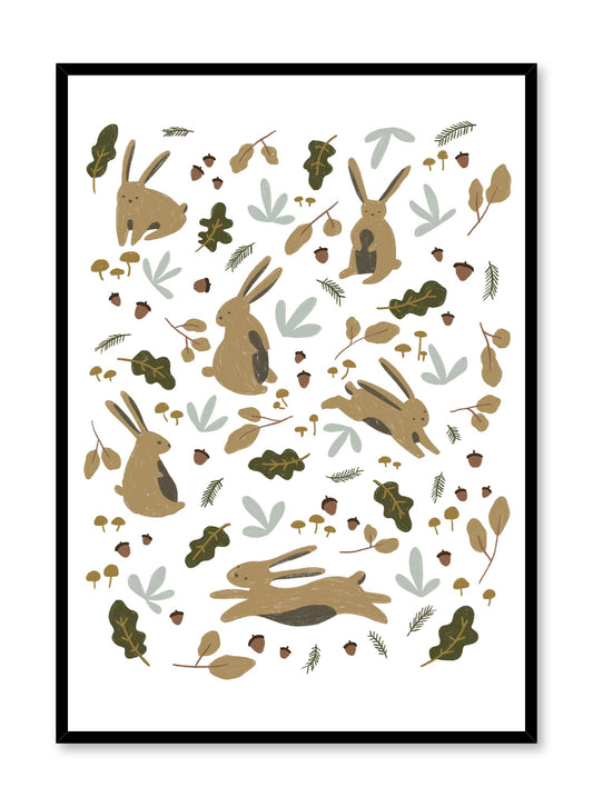 Terrier de lapins, Affiche