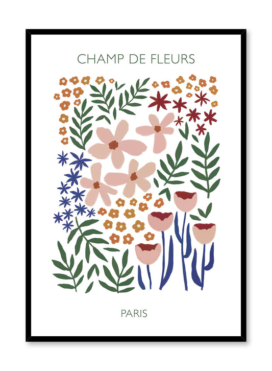 Paris fleuri, Affiche