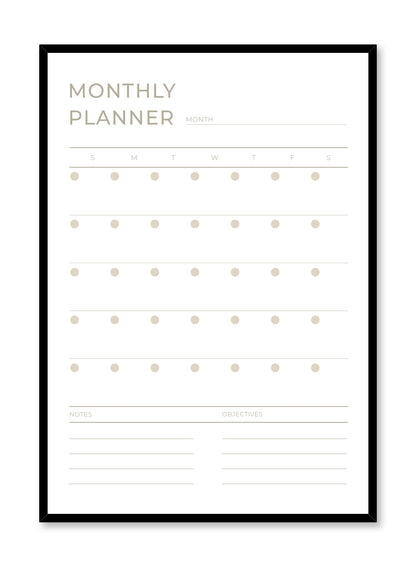 Monthly, Planner