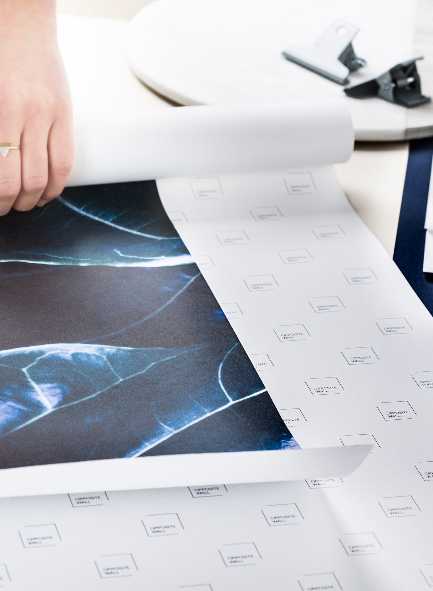 Posters by Opposite Wall are designed in Montreal and printed on premium white matte archival paper that's FSC certified and recycled.