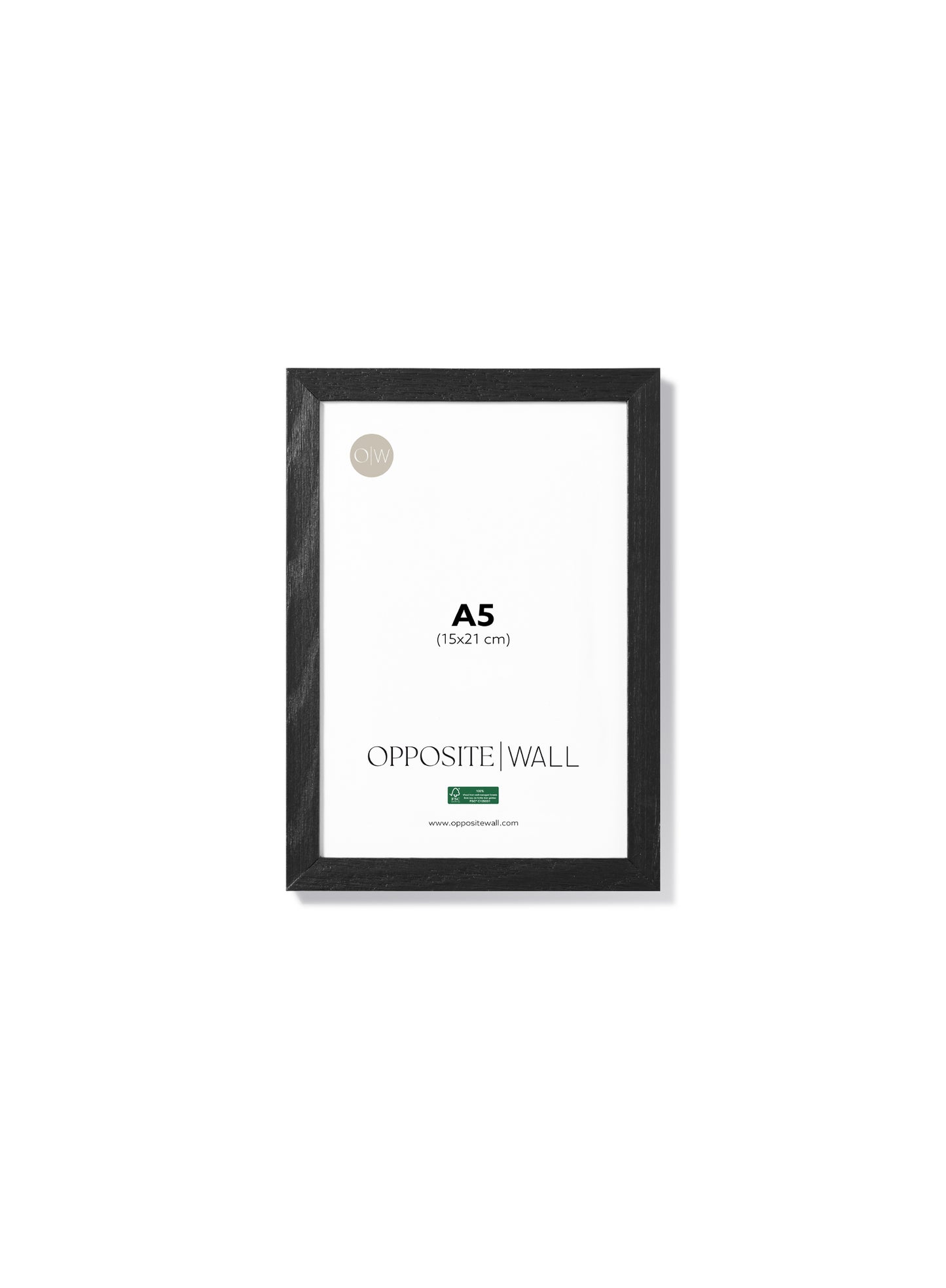 Black Oak Frame, A5 | 15x21 cm
