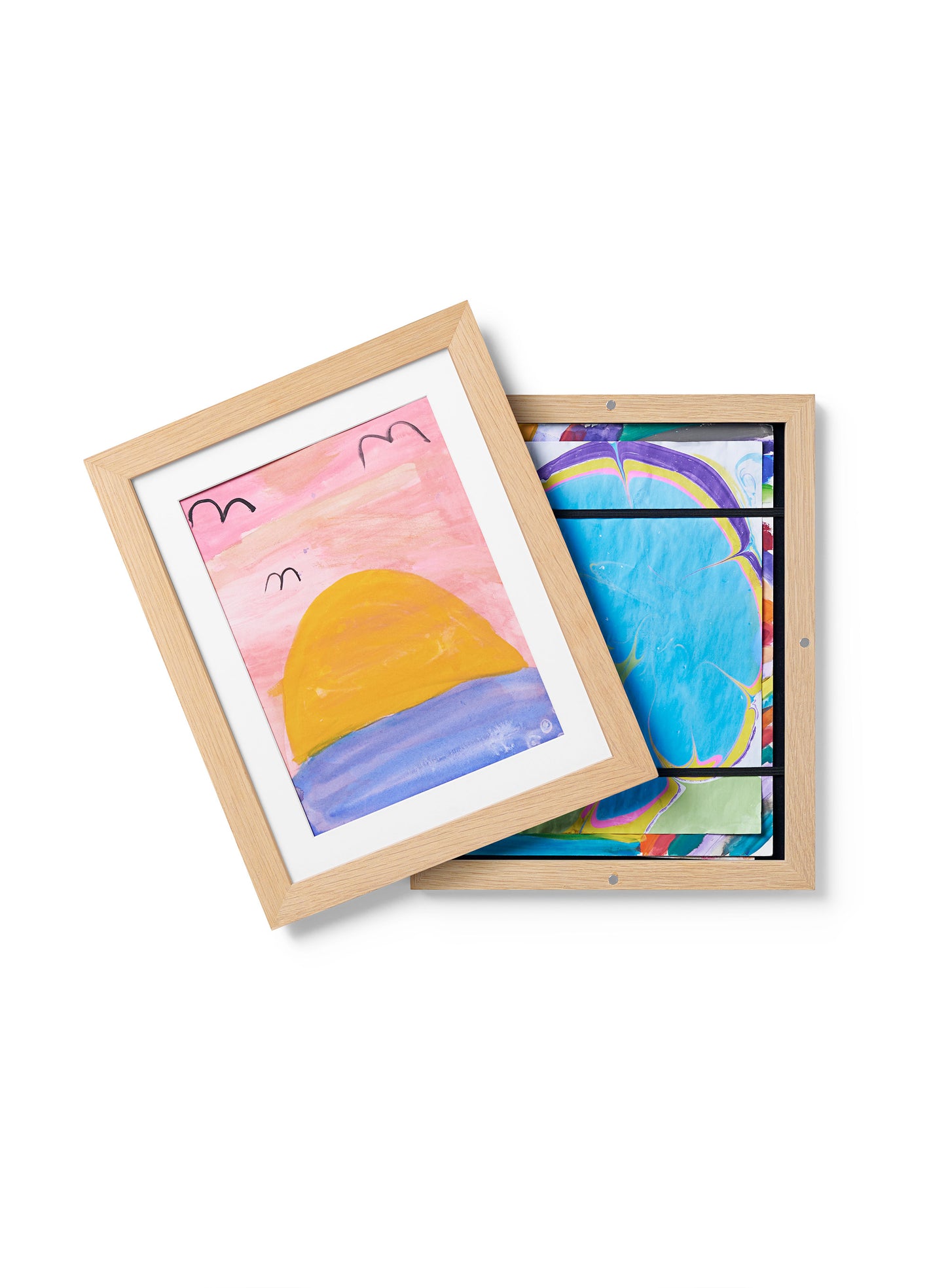Kids Art Frame in Solid Oak, 8.5x11 in | 22x28 cm
