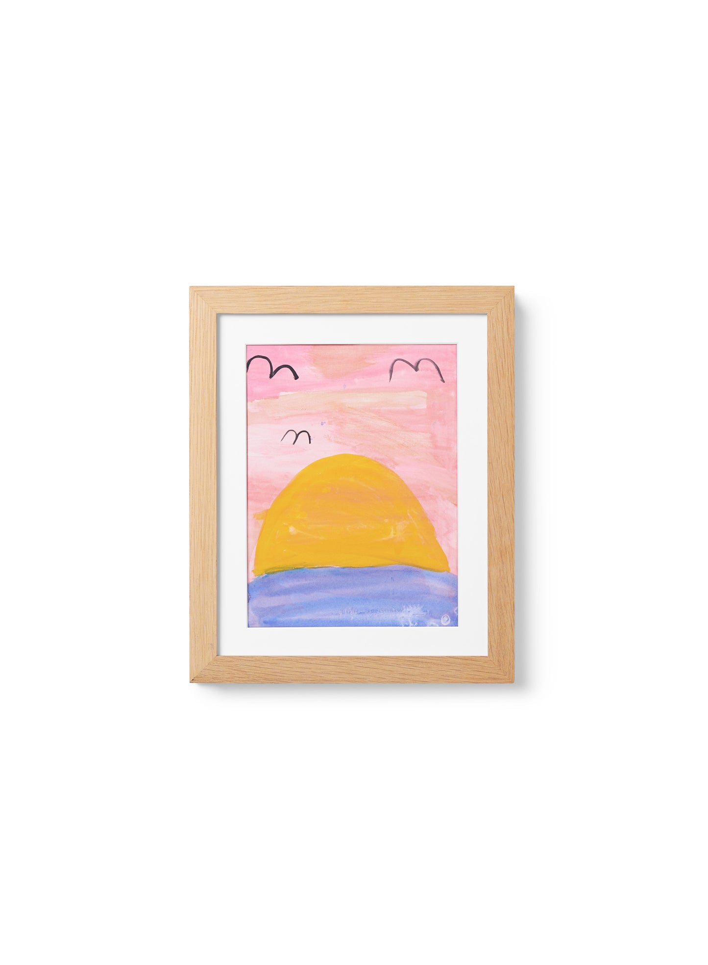 Kids Art Frame in Solid Oak, 8.5x11 in | 22x28 cm
