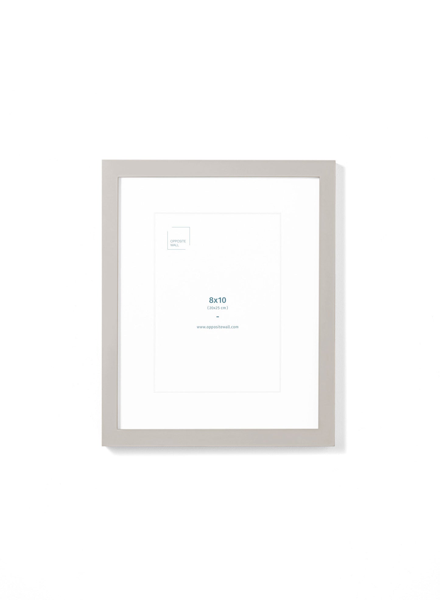 Gray Wood Frame, 8x10 in | 20x25 cm