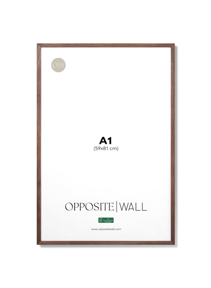 Cadre en chêne foncé, A1 | 59 x 84 cm