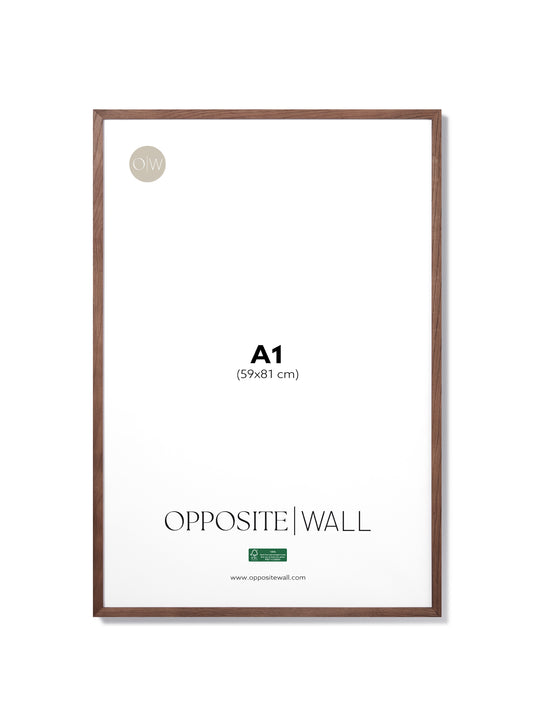 Cadre en chêne foncé, A1 | 59 x 84 cm