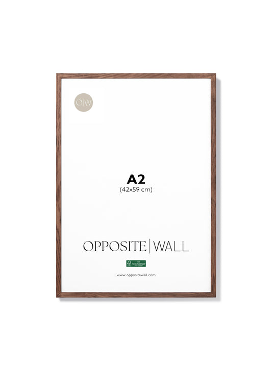 Cadre en chêne foncé, A2 | 42 x 59 cm