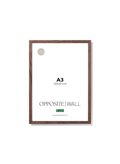 Cadre en chêne foncé, A3 | 30 x 42 cm