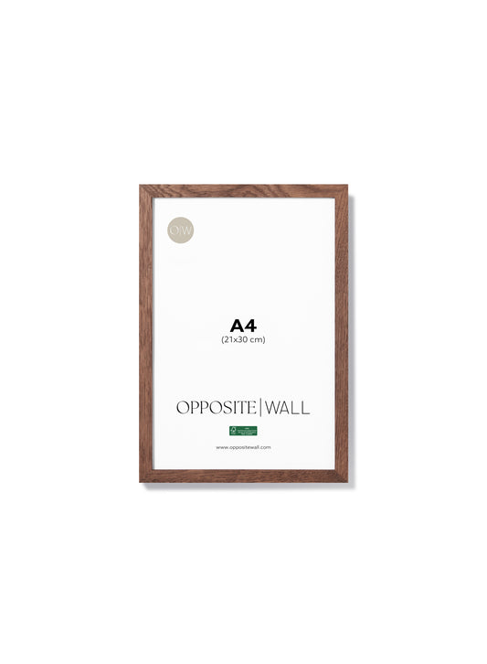 Cadre en chêne foncé, A4 | 21 x 30 cm