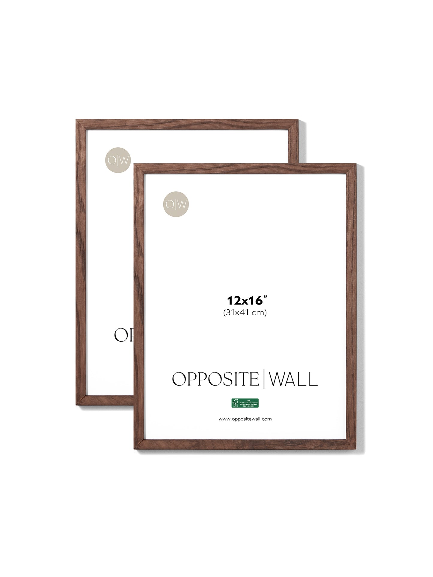 Dark Oak Frame (2 Pack), 12x16 in | 31x41 cm