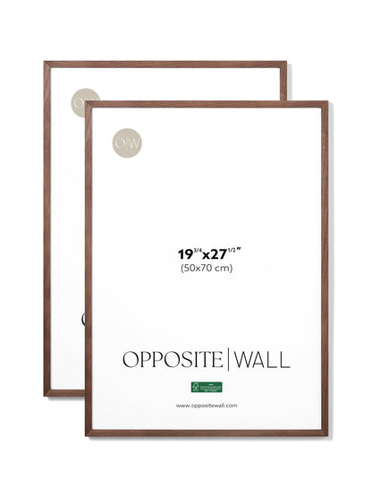 Dark Oak Frame (2 Pack), 19¾x27½ in | 50x70 cm