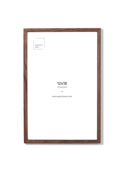 Dark Oak Frame, 12x18 in | 31x46 cm