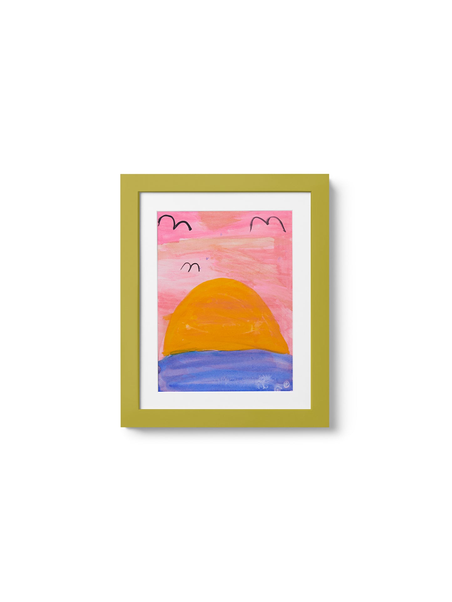 Kids Art Frame in Olive, 8.5x11 in | 22x28 cm