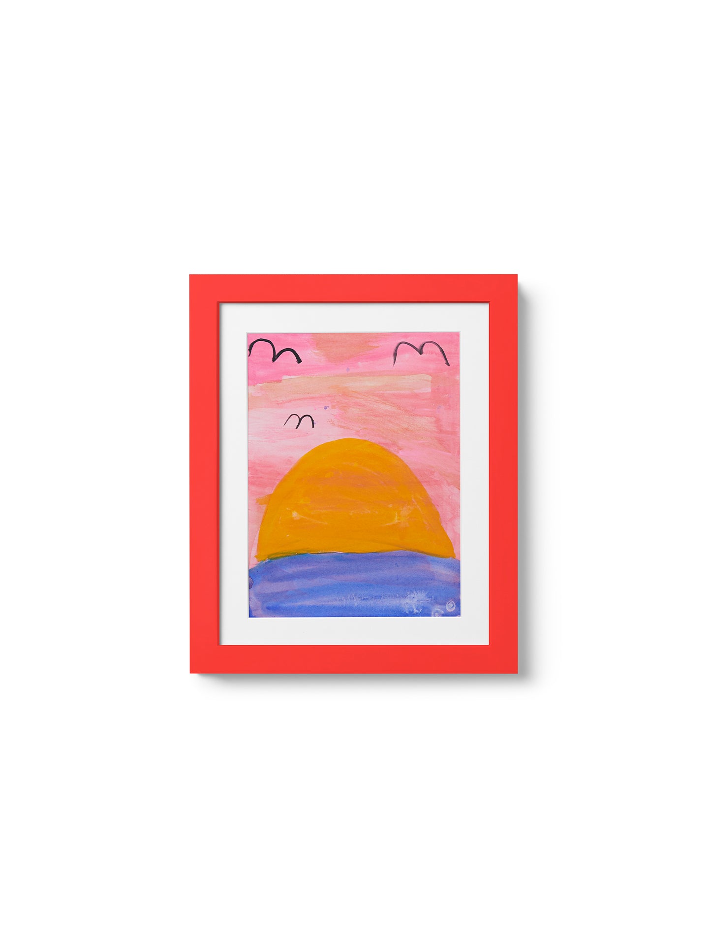 Kids Art Frame in Poppy, 8.5x11 in | 22x28 cm
