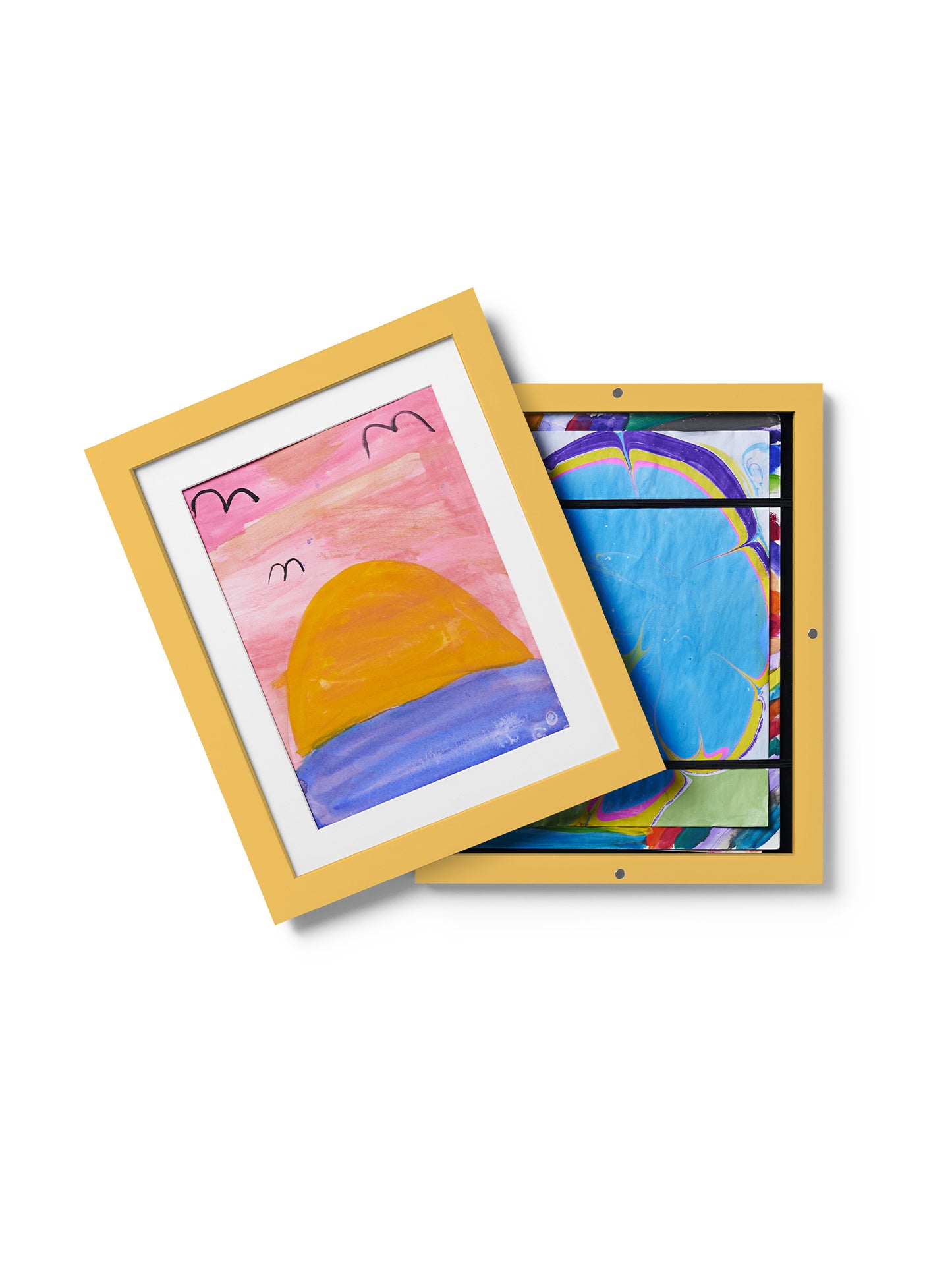 Kids Art Frame in Marigold, 8.5x11 in | 22x28 cm
