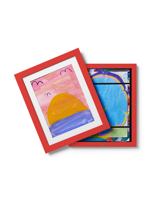 Cadre d’art pour enfants — Coquelicot, 8,5 x 11 po | 22 x 28 cm