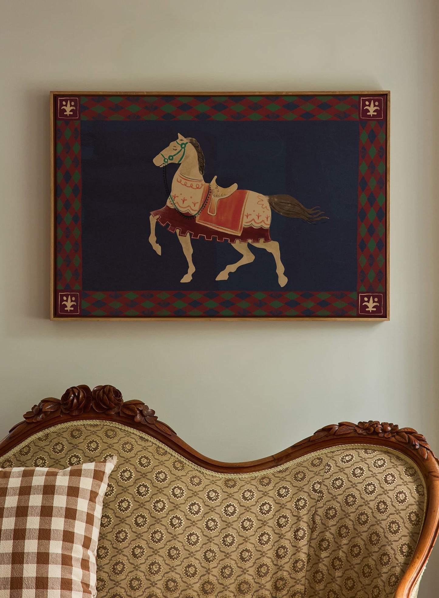 Decorative Tapestry Steed I, Poster