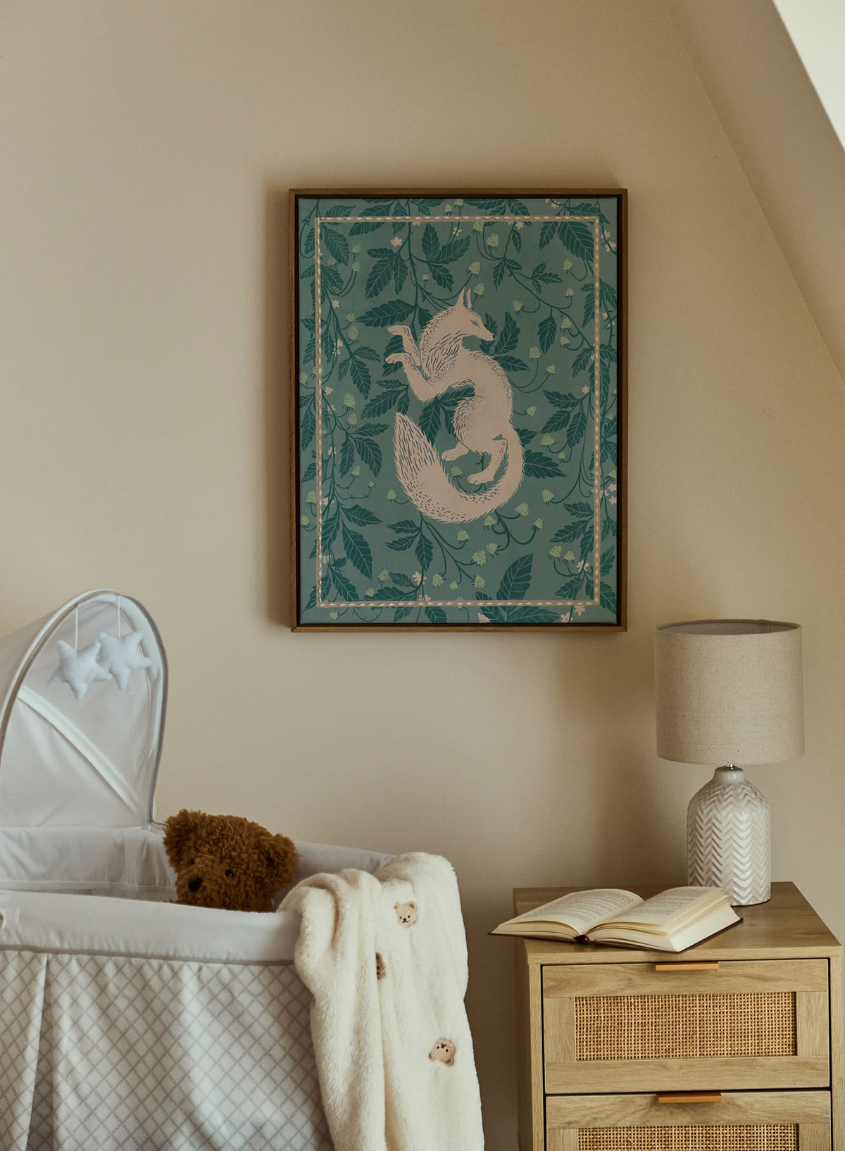 Fox in the Field Tapestry, Poster