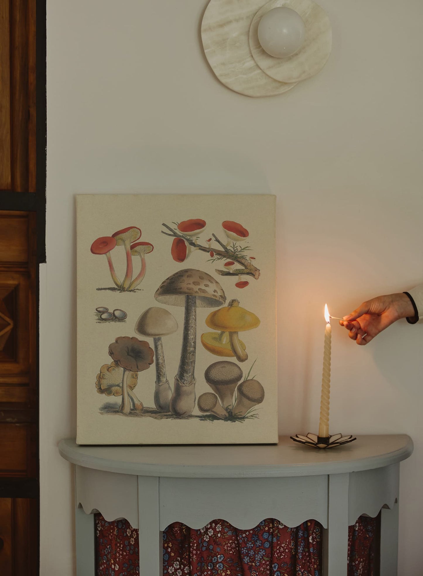 Mushroom Study I, Poster