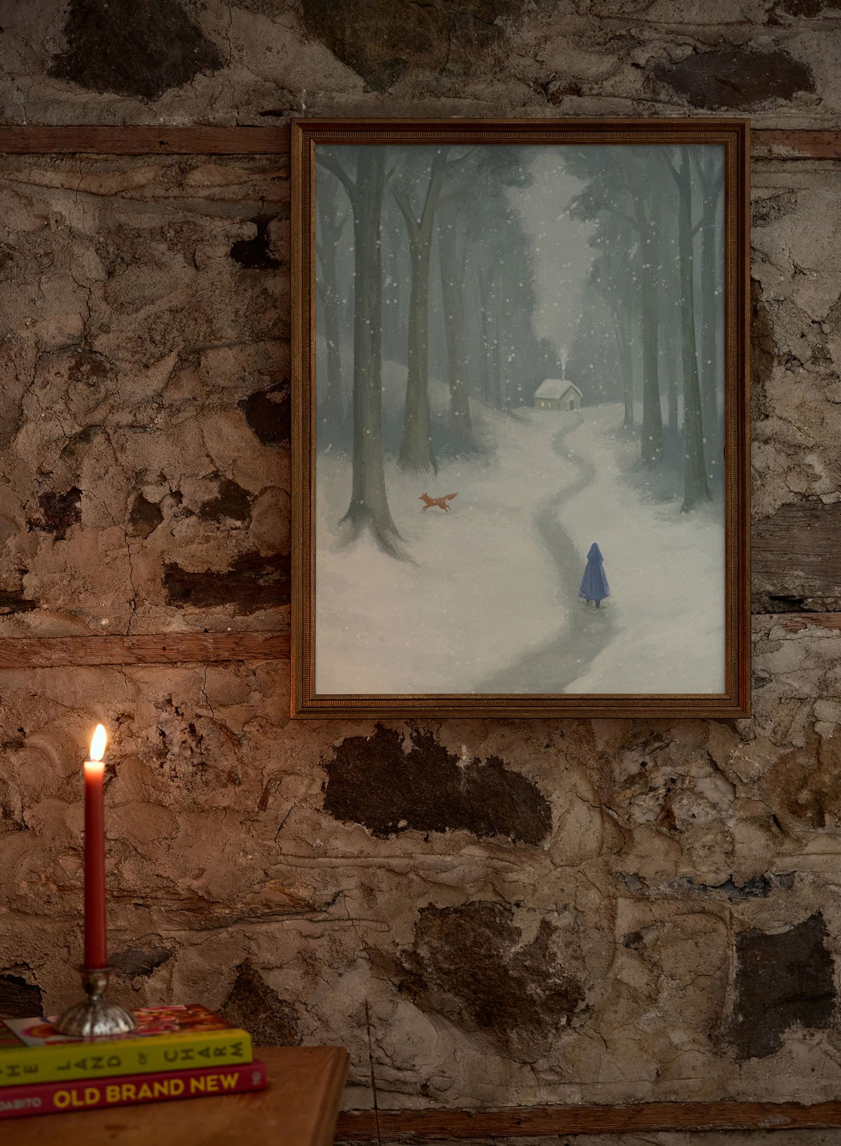A Snowy Visit, Poster