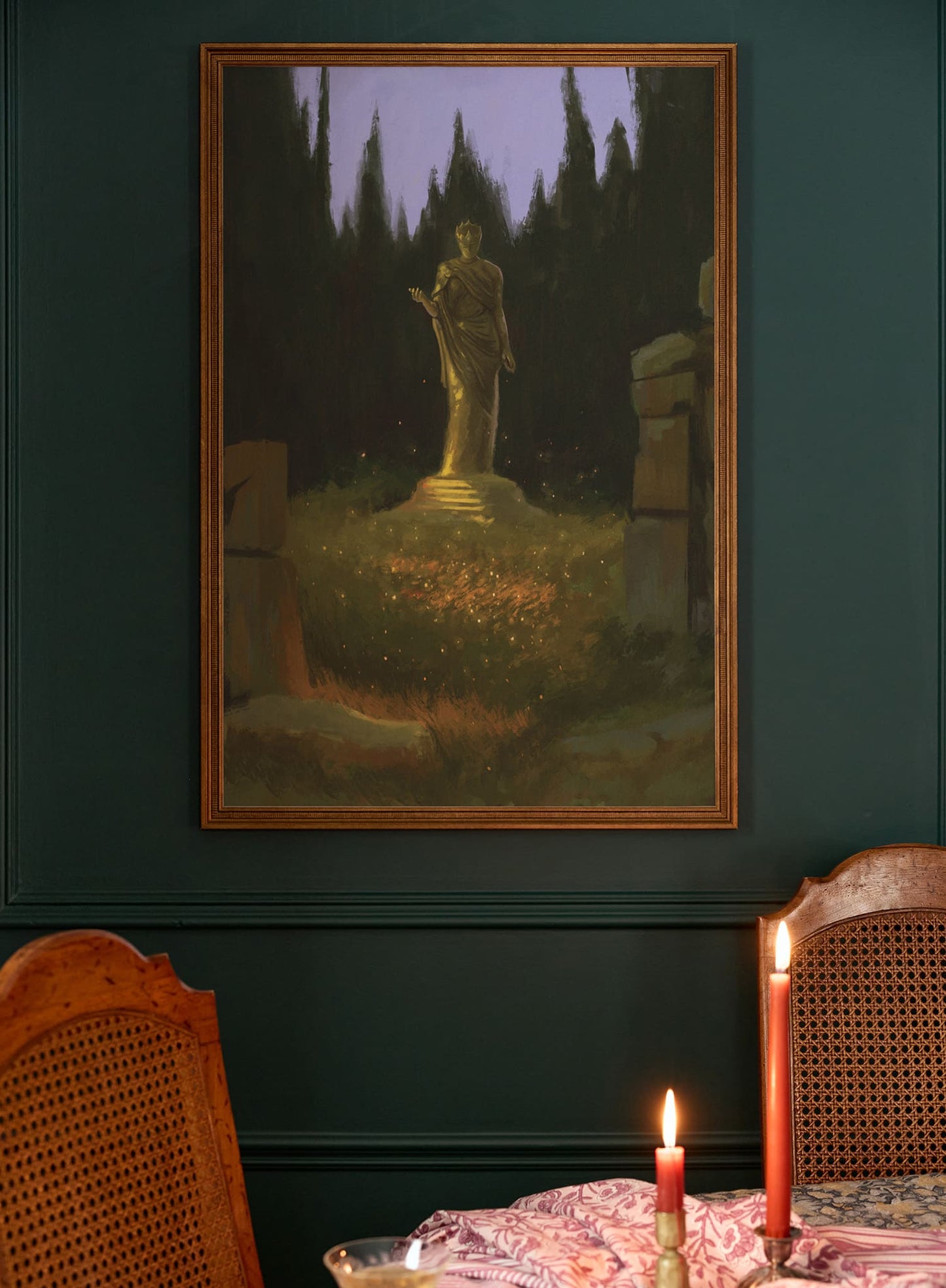 La cour des lucioles, Affiche