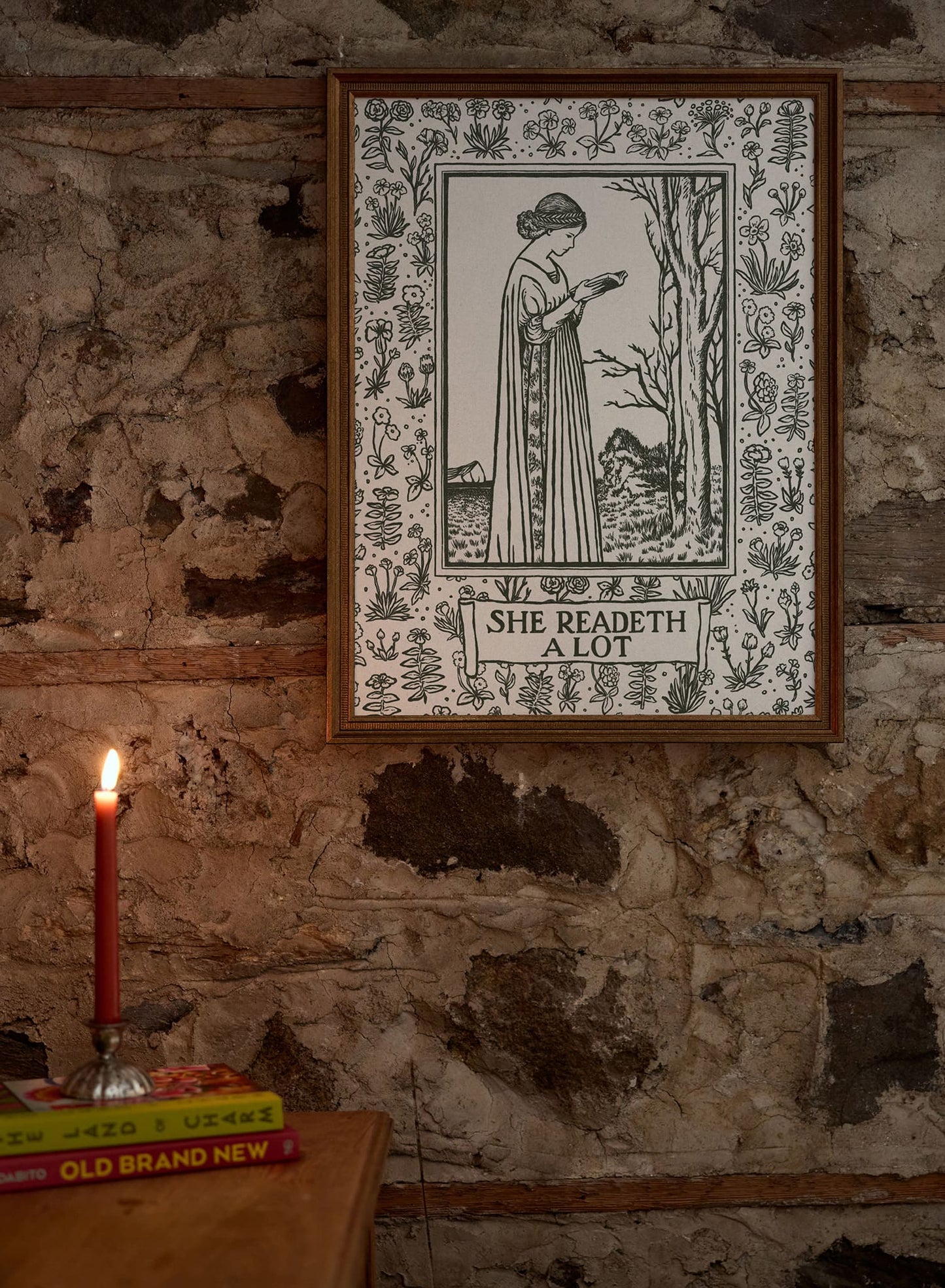 She Readeth Alot, Poster