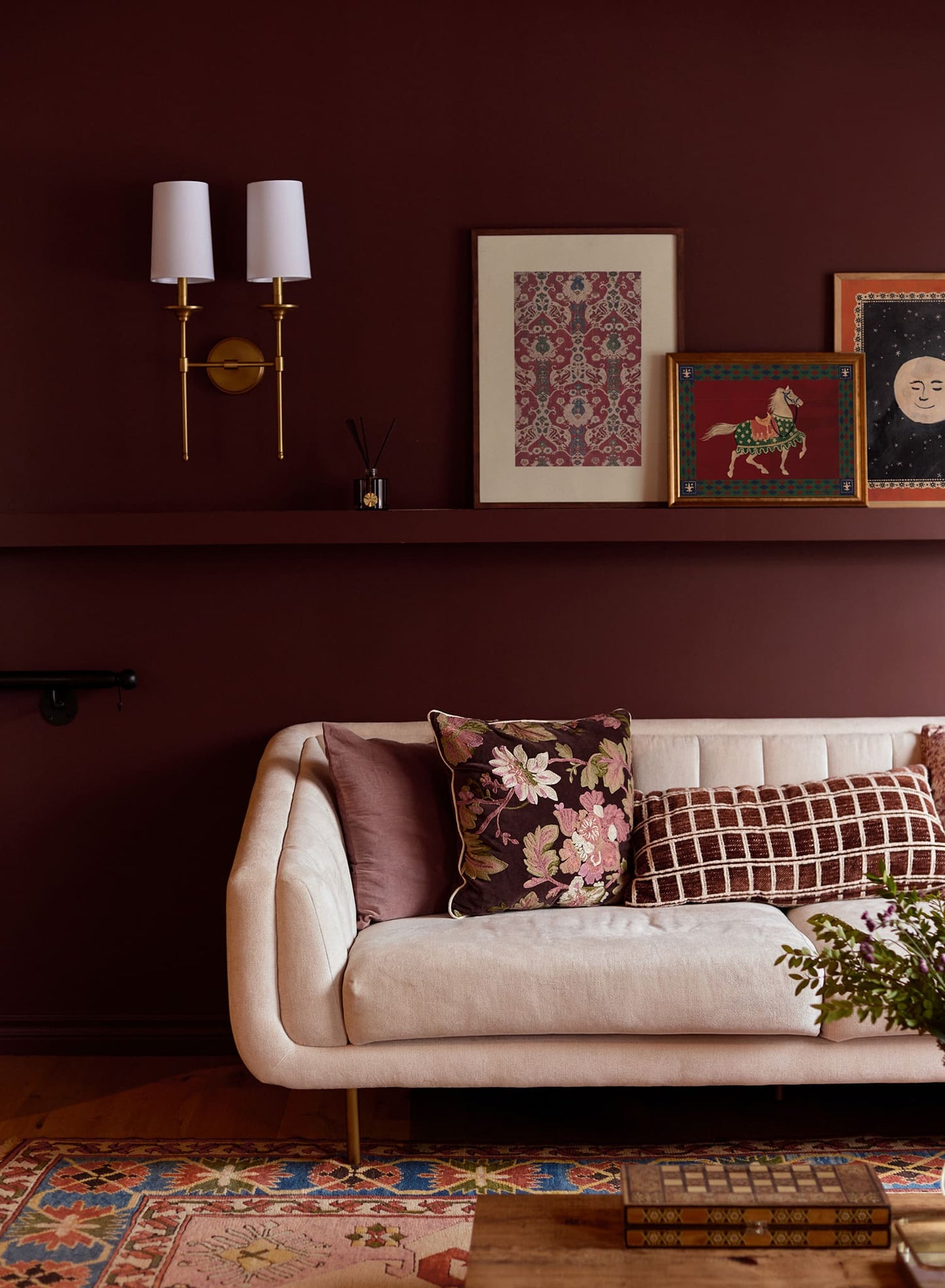 Tapestry in Burgundy, Poster