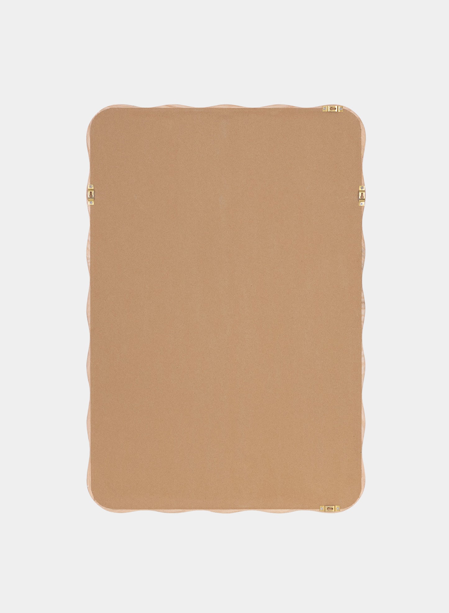 Small Ocean Wavy Mirror – Natural, Oak Frame, 20x30 in | 51x76 cm