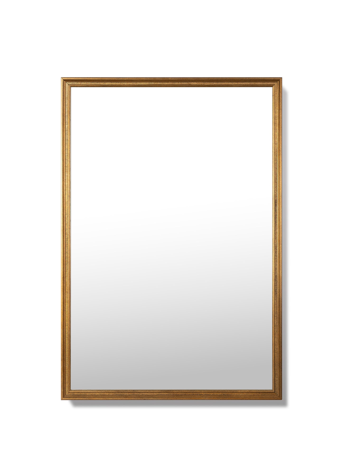 Elena Vintage Rectangular Mirror – Solid Pine Wood, 24x36 in | 61x91 cm