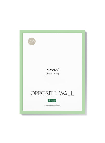Mint Wood Frame, 12x16 in | 31x41 cm