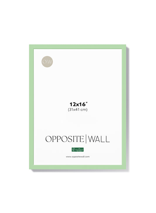Cadre en bois massif — Menthe, 12 x 16 po | 31 x 41 cm