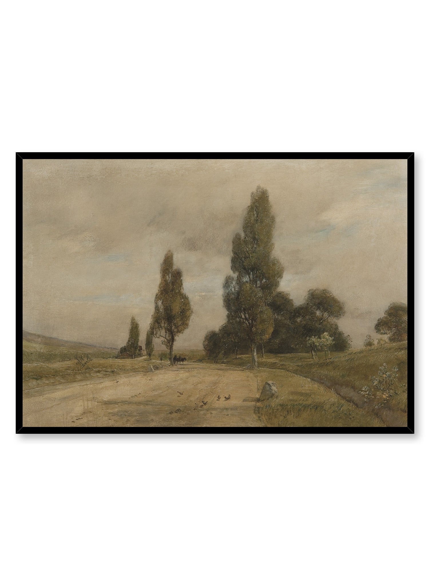 Au pied de la colline, Affiche