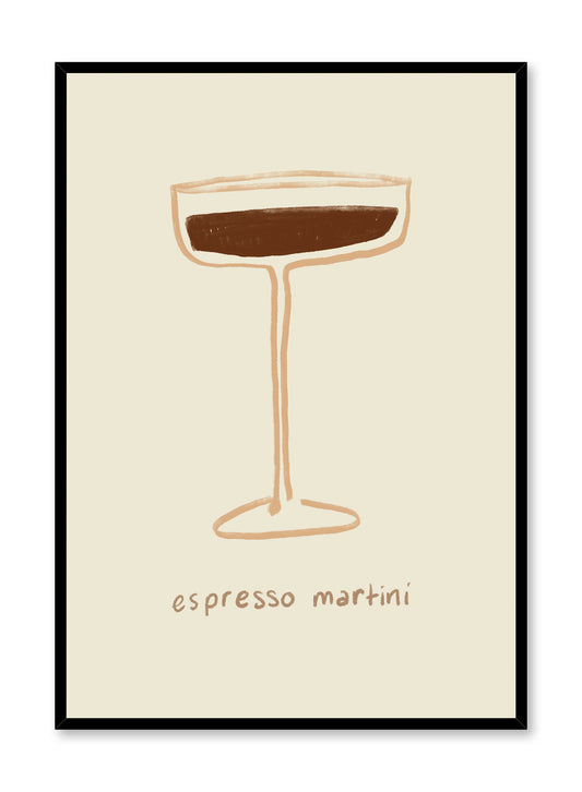 Martini espresso, Affiche