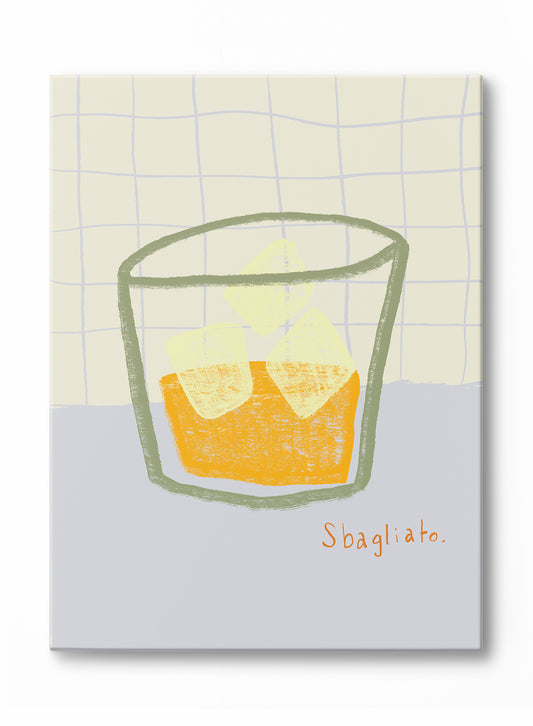 Negroni Sbagliato, Œuvre sur toile