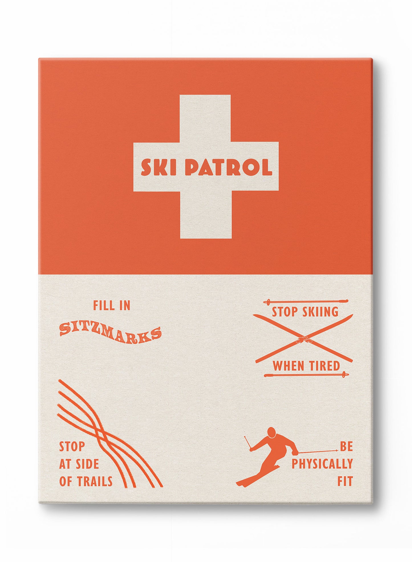 Patrouille de ski, Affiche