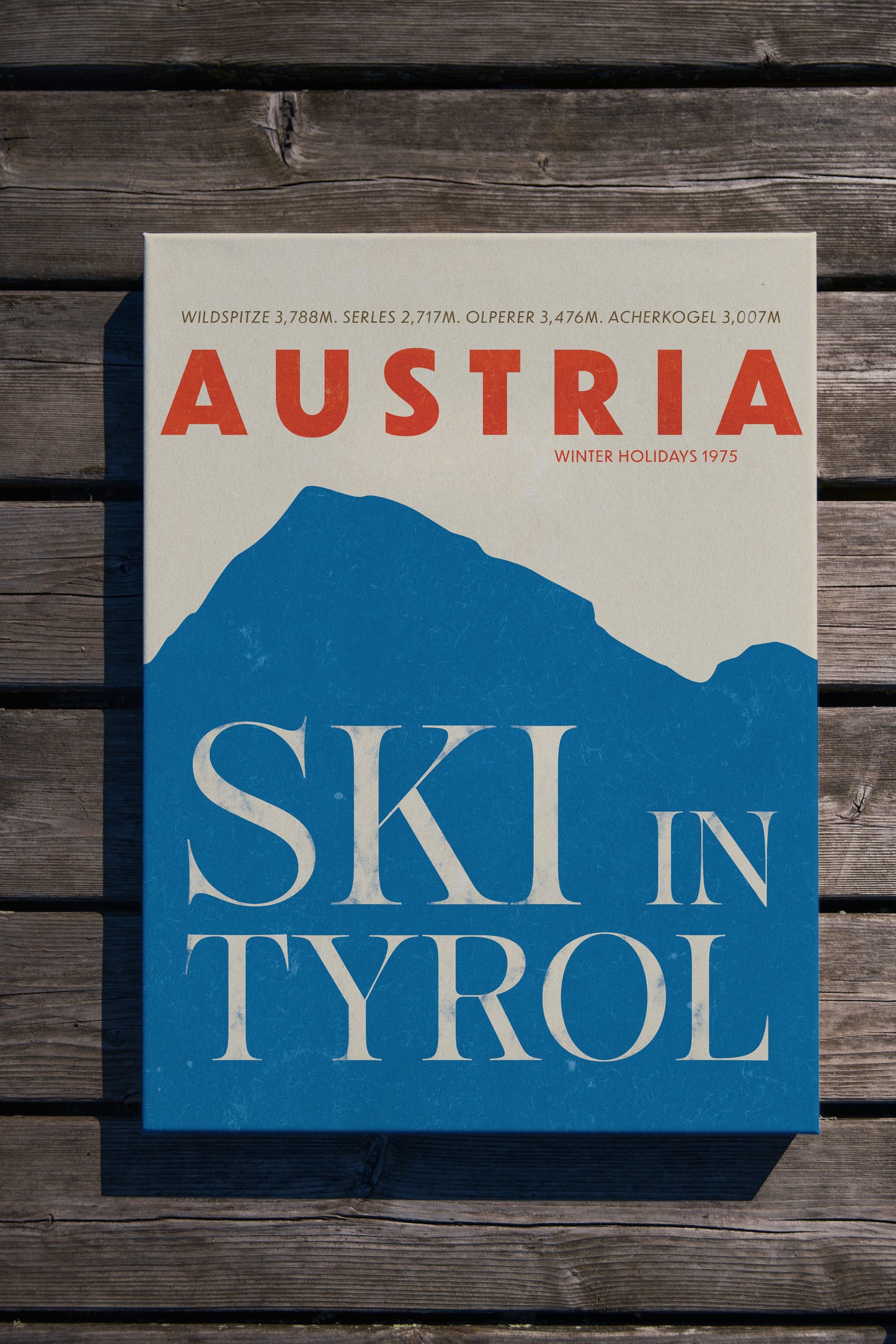 Ski à Tyrol, Affiche