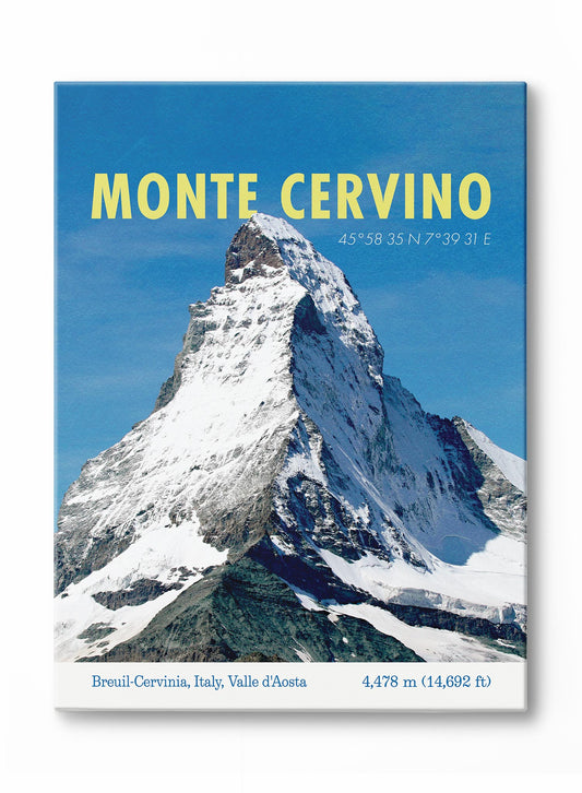 Monte Cervino, Œuvre sur toile