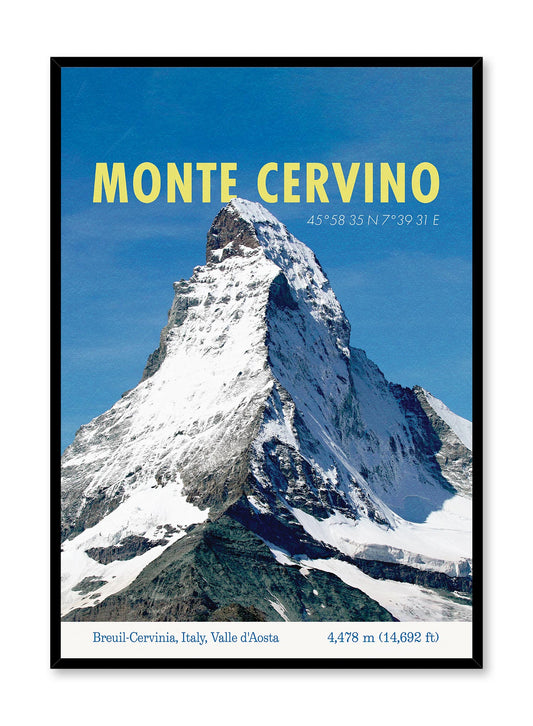 Monte Cervino, Affiche