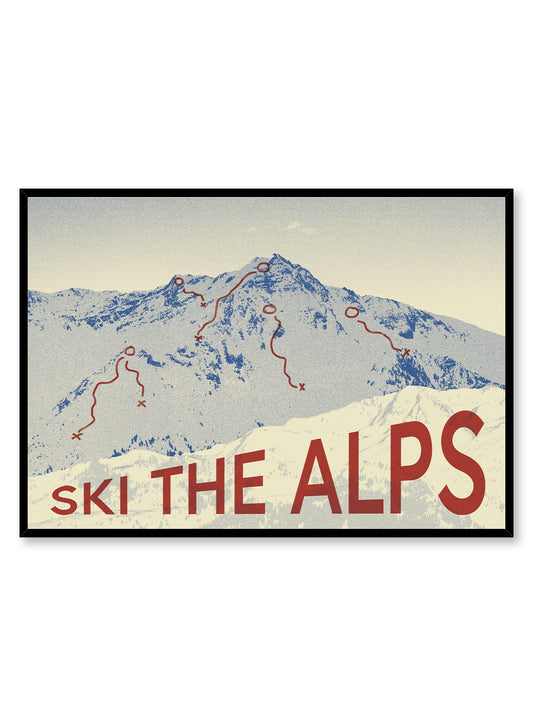 Skier's Bucket List, Poster