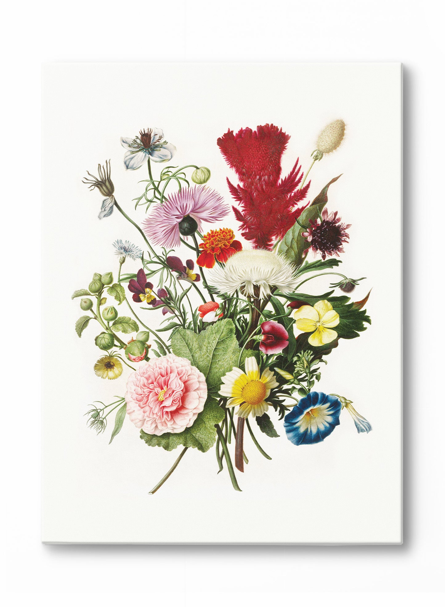 Bouquet vintage, Œuvre sur toile