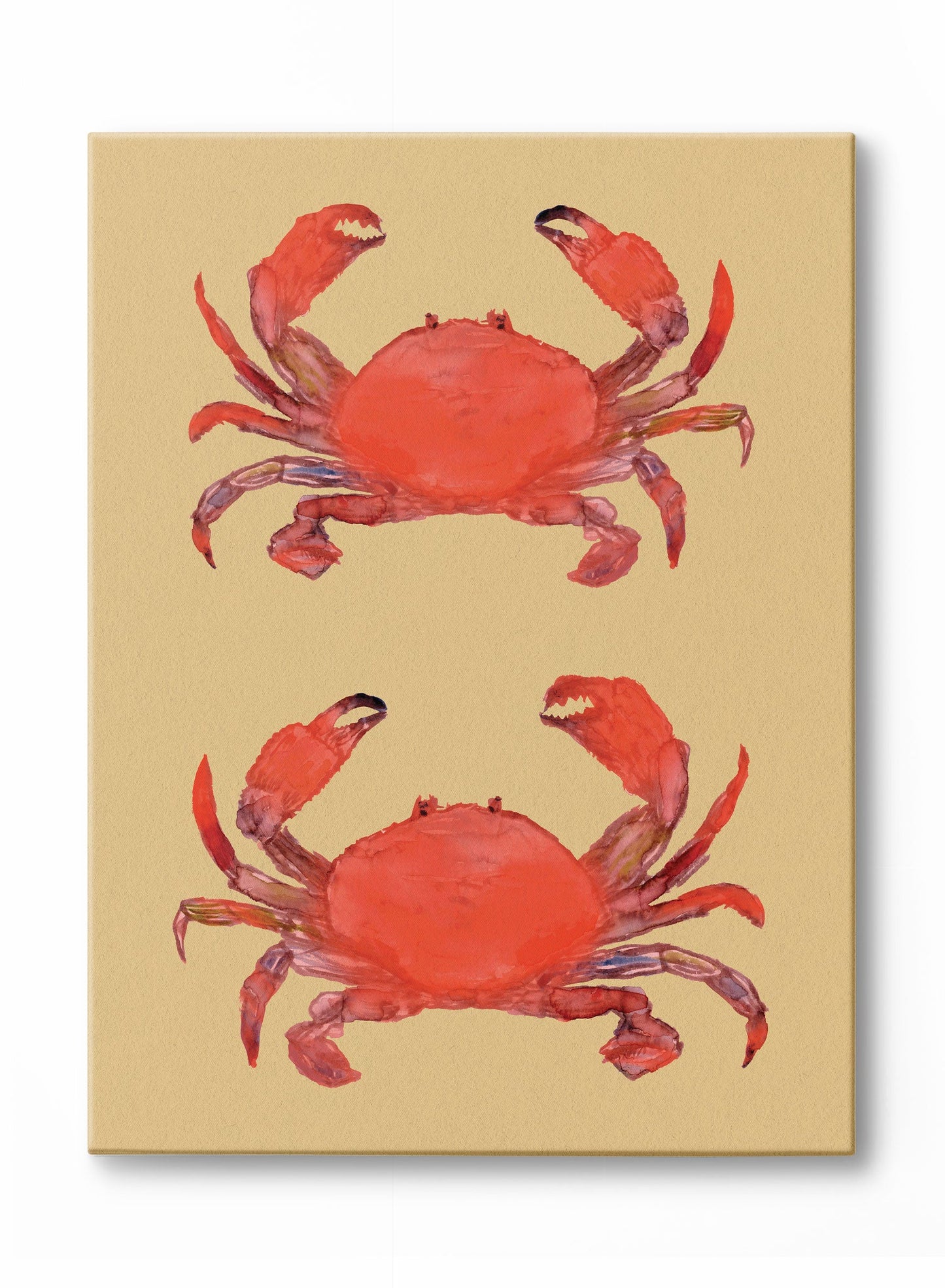 Duo de crabes, Œuvre sur toile